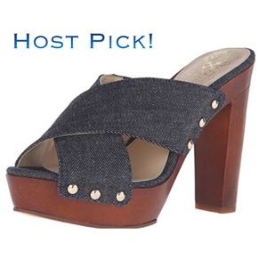 Vince Camuto Elora Denim Platforms